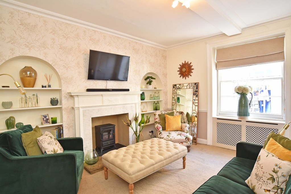 Living room at Castlegate House