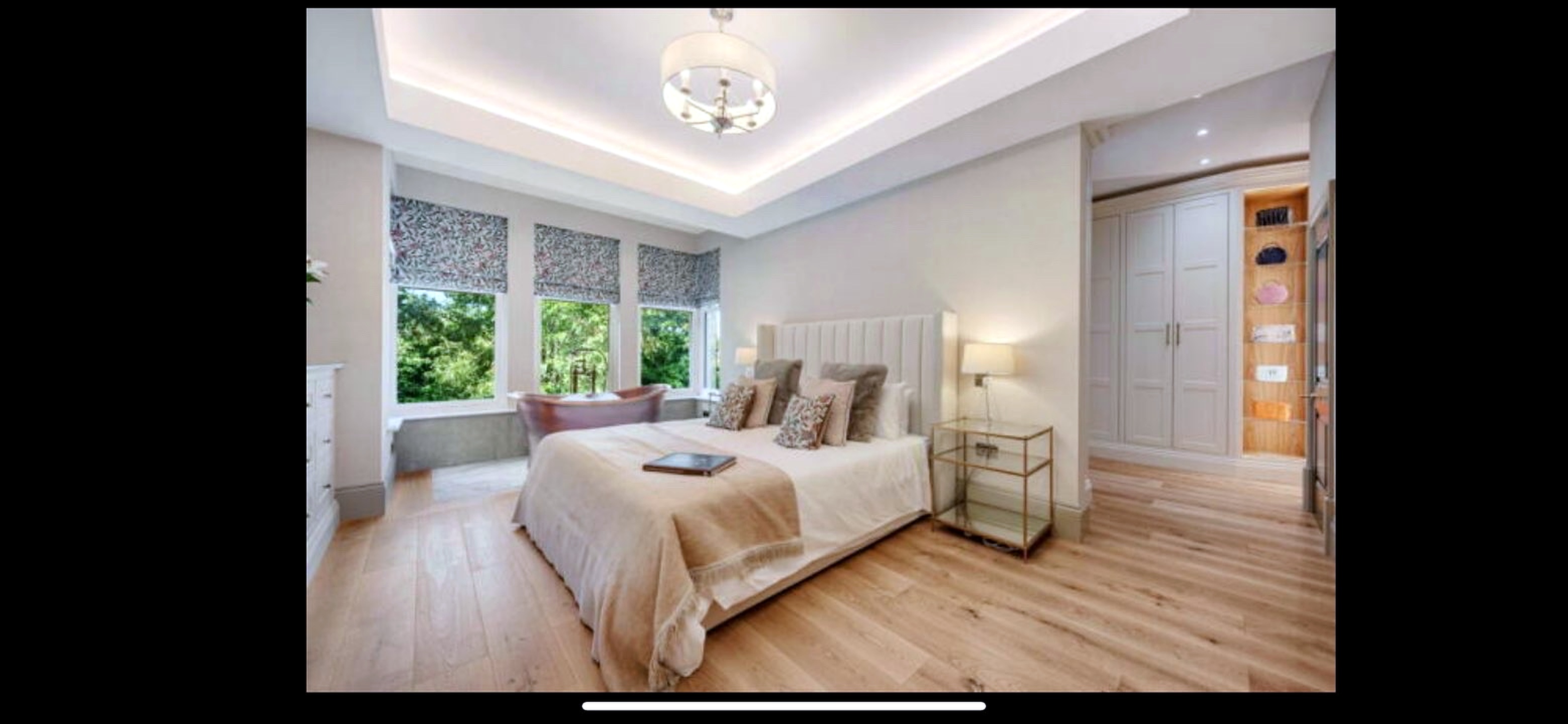 Elegant bedroom interior