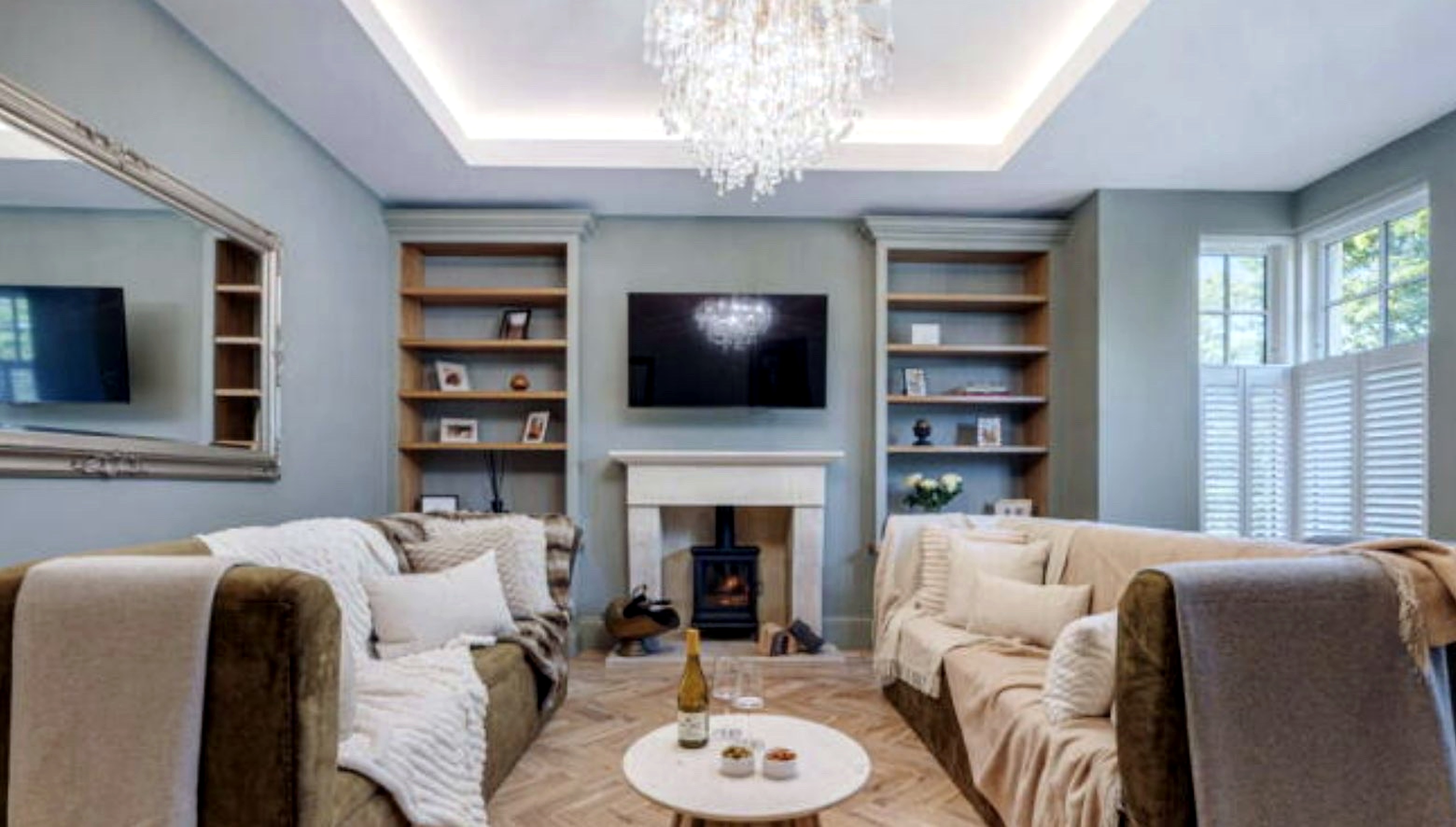 Refined living room interior